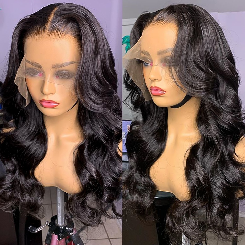 30 32 Inch Body Wave Hd Lace Front Wig Human Hair for Black Women Pre Plucked 150% 180% 13x4 Brazilian Full Lace Frontal Wigs