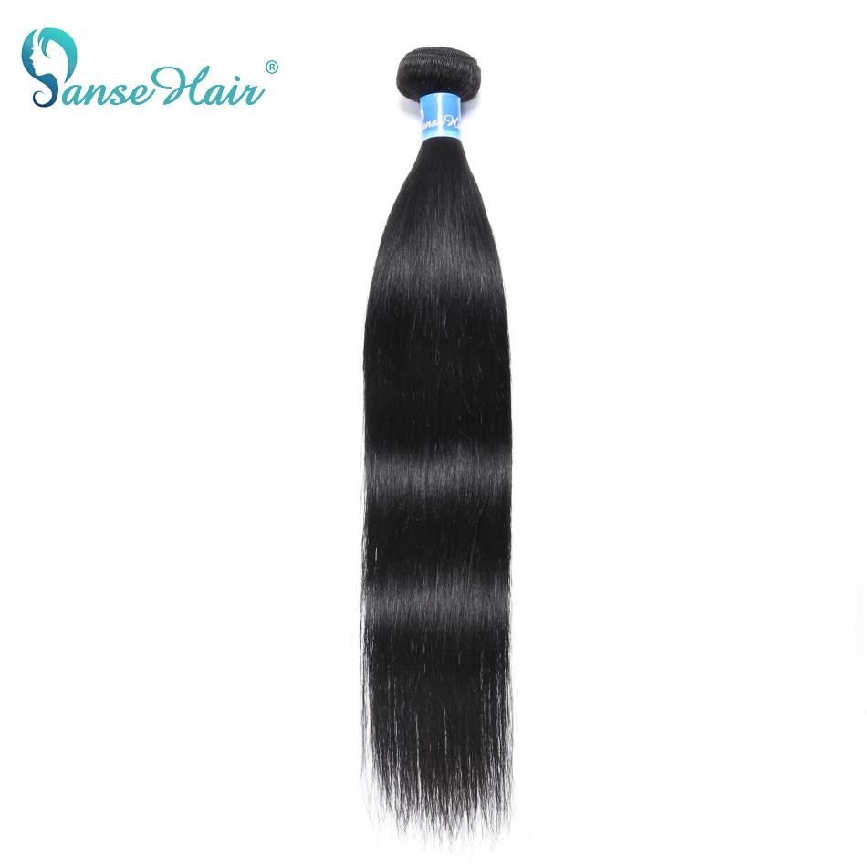Panse Hair Malaysia Human Hair Extensions Straight Hair Bundles Non-Remy Human Hair weaving Customized 8-30 Inches Color 1B
