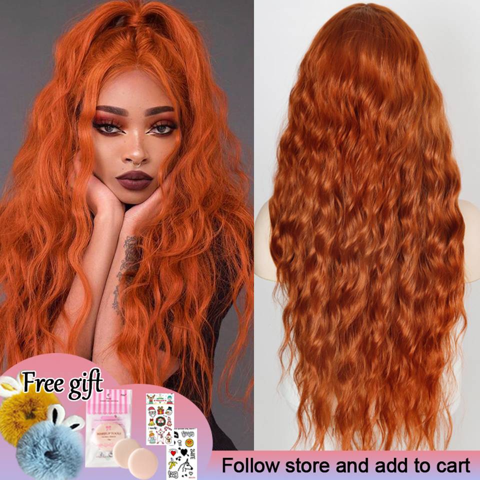 Long Wave Hairstyle Wigs middle orange black wig heat-resistant fiber synthetic wig for women Cosplay HAIR WIGS FOR WOMEN Synthetic Cosplay Wigs Color : 18c-350|1b|17c|203c|90c|118|171|28c|08c|3700-zi|9164-613|HTY27|R6-4-30T613-3|R6-30-613-2|YST556-R6-24-613|1902-R2-HUI|1902-R9-30-88|1902B-R2-318-2|9999|YST556-R2-118-39A|1902-bj|YST556-1B|YST556-BOTENG|T1B/Red|T1/27|084|9061|9064|9326|9058|9260 